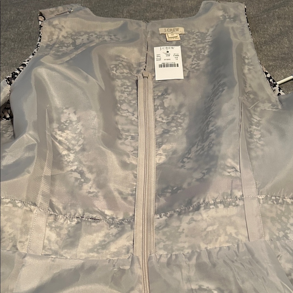 NWT J. Crew fully lined floral sleeveless Dress - Picture 5 of 9